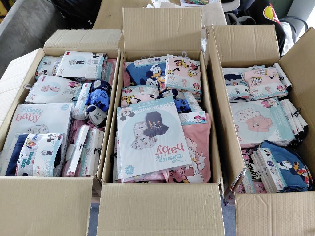 Partij Disney baby- en kinderkleding nieuw met label 500stk, Kinderen en Baby's, Ophalen of Verzenden, Nieuw, Overige maten