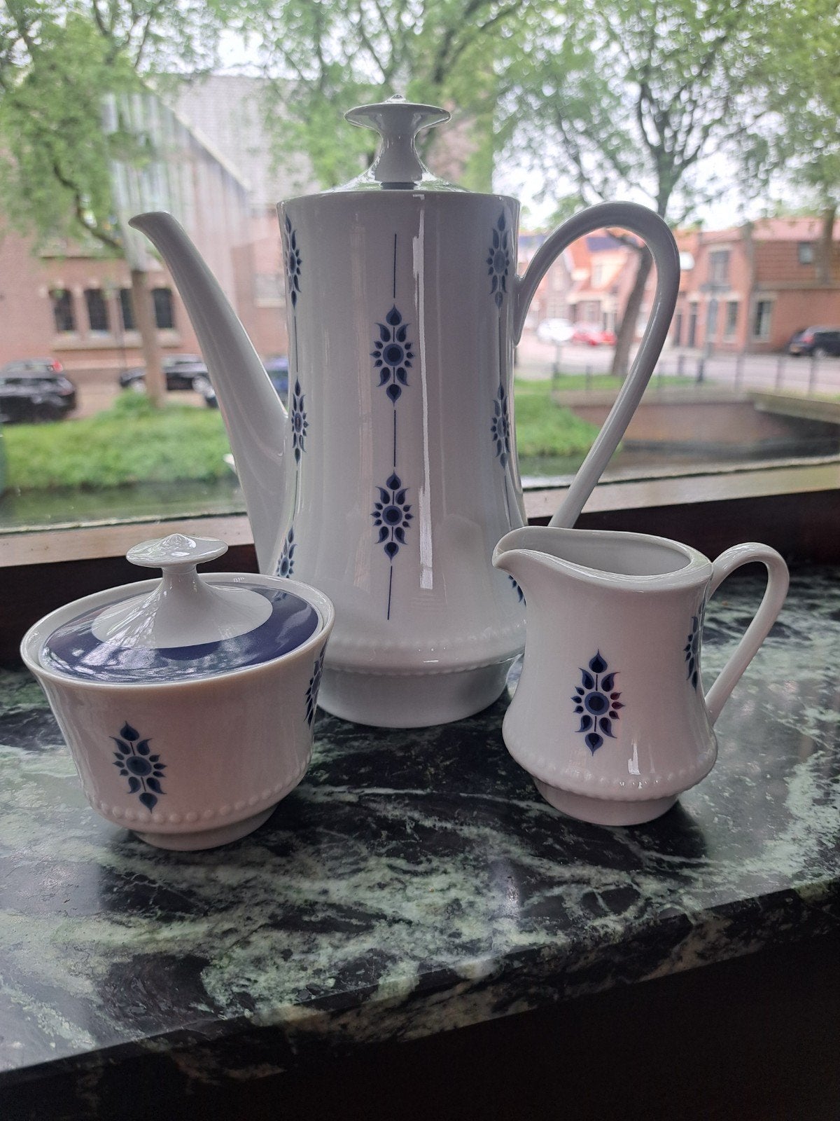 Mitterteich Bavaria Koffie/Theeservies (3-delig), Ophalen of Verzenden