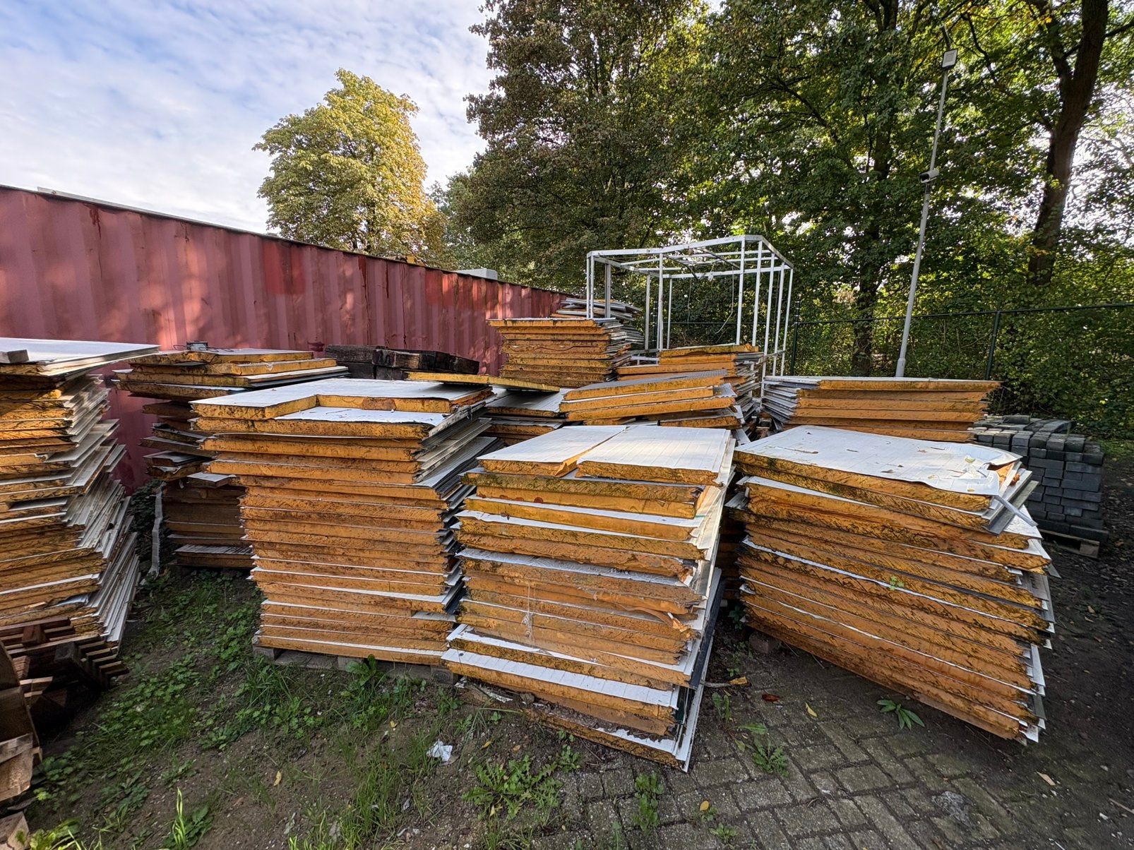 Koelcelpanelen/ Sandwichpanelen, Ophalen, Zo goed als nieuw, Hardschuim (Pir), 15 m² of meer