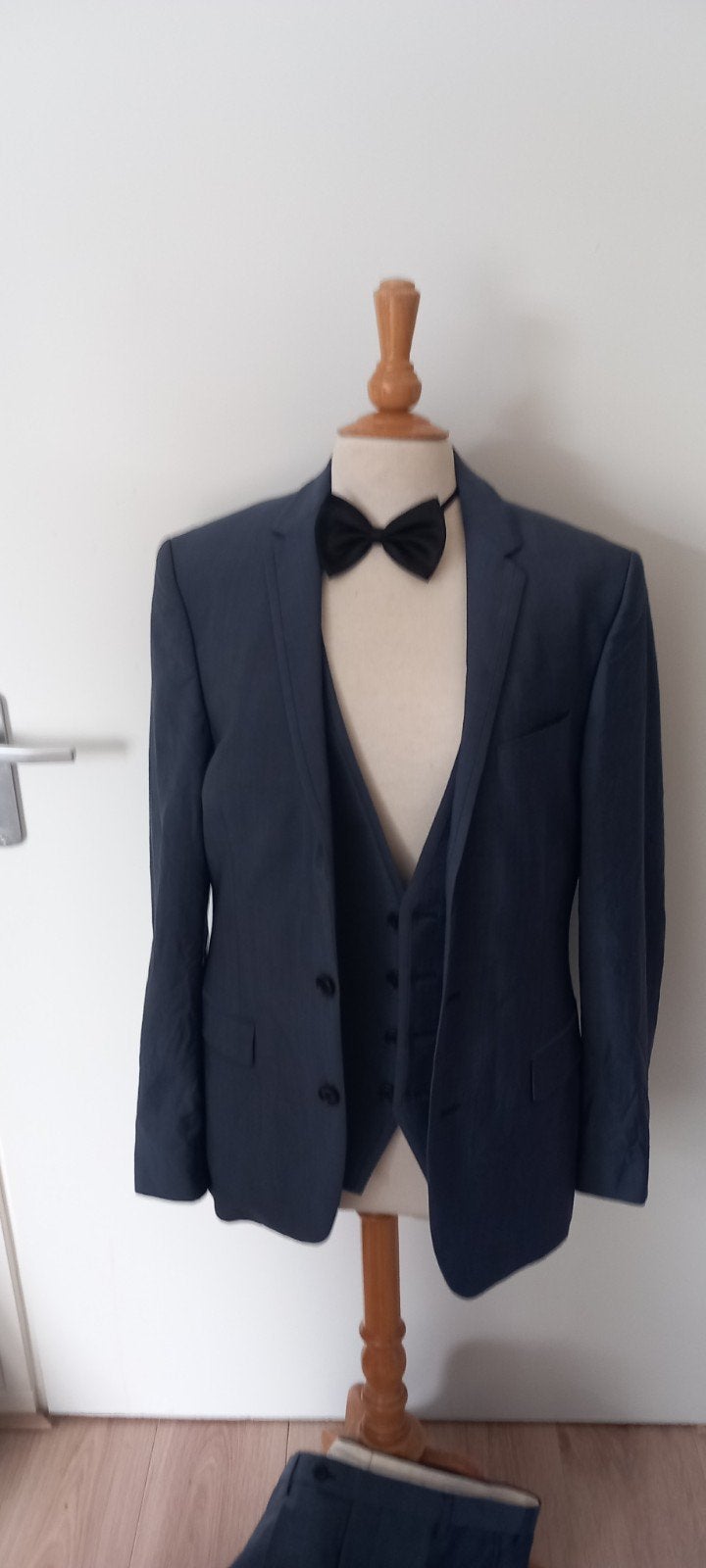 cos$mo pak blazer, colbert, broek, gilet, maat 50, strikje, Ophalen of Verzenden, Zo goed als nieuw, Maat 48/50 (M), Blauw