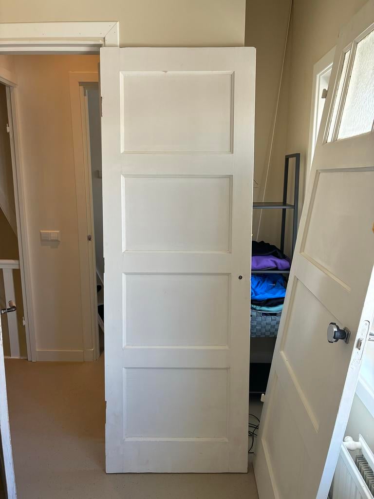 Jaren 30 binnendeur, paneeldeur, gebruikt, Ophalen, Gebruikt, 80 tot 100 cm, Binnendeur
