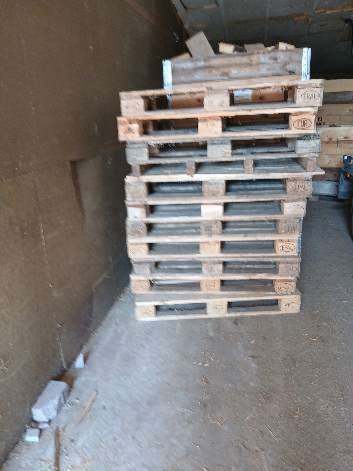 Euro Pallets per stuk te koop, Doe-het-zelf en Verbouw, Hout en Planken, Ophalen of Verzenden, Gebruikt