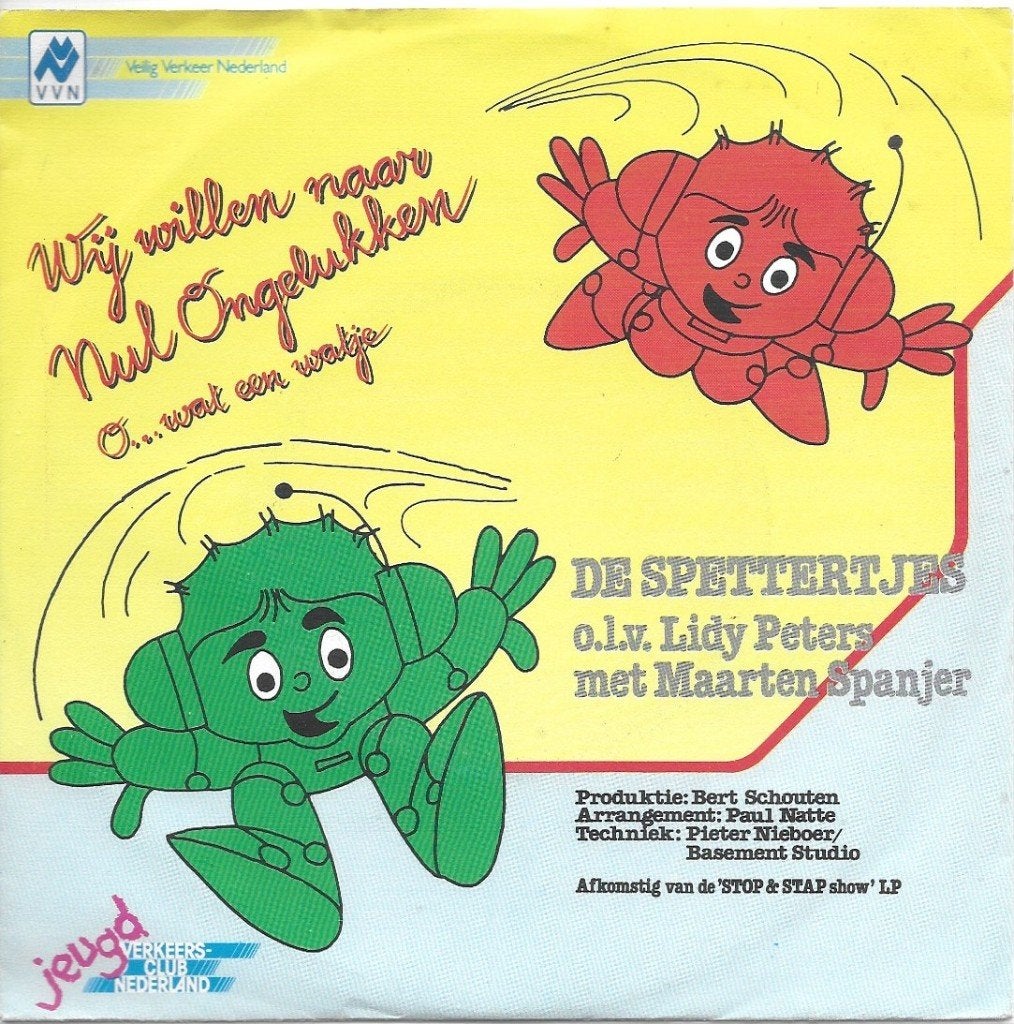 Vinyl Single De Spettertjes, Ophalen of Verzenden, Gebruikt, Nederlandstalig