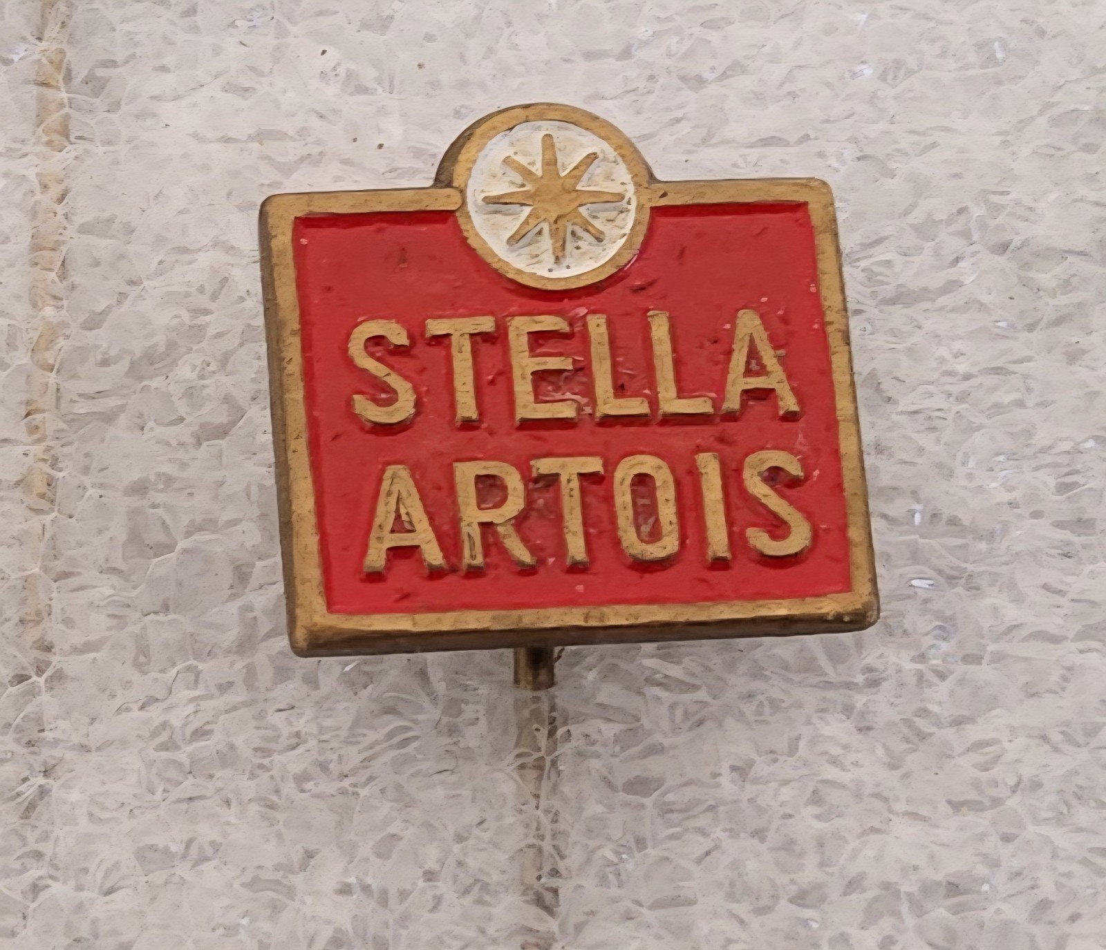 Vintage Stella Artois Speldje - Bier Reclame, Ophalen of Verzenden, Gebruikt, Merk, Speldje of Pin