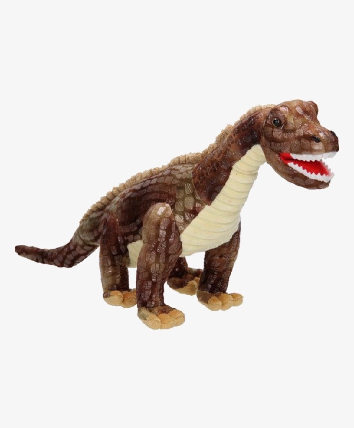 Nieuwe DinoWorld dinosaurus knuffel met plastic tanden 75 cm, Overige merken, Nieuw, Ophalen of Verzenden, Wasbaar