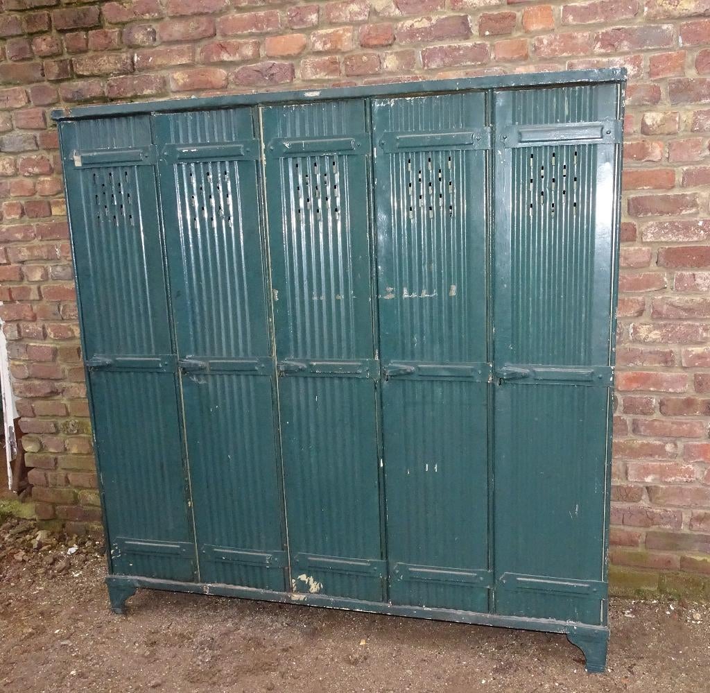 oude franse strafor locker lockerkast uit de jaren 30 kast, Antiek en Kunst, Ophalen