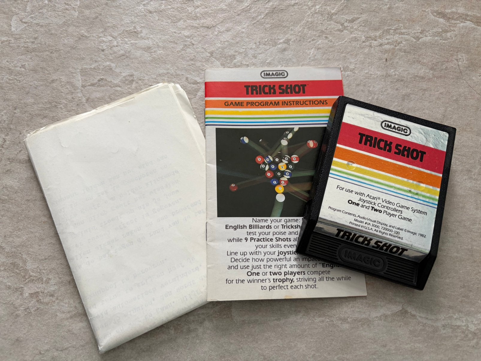 Atari 2600 Trick Shot, Gebruikt, 1 speler, Ophalen of Verzenden, Vanaf 7 jaar