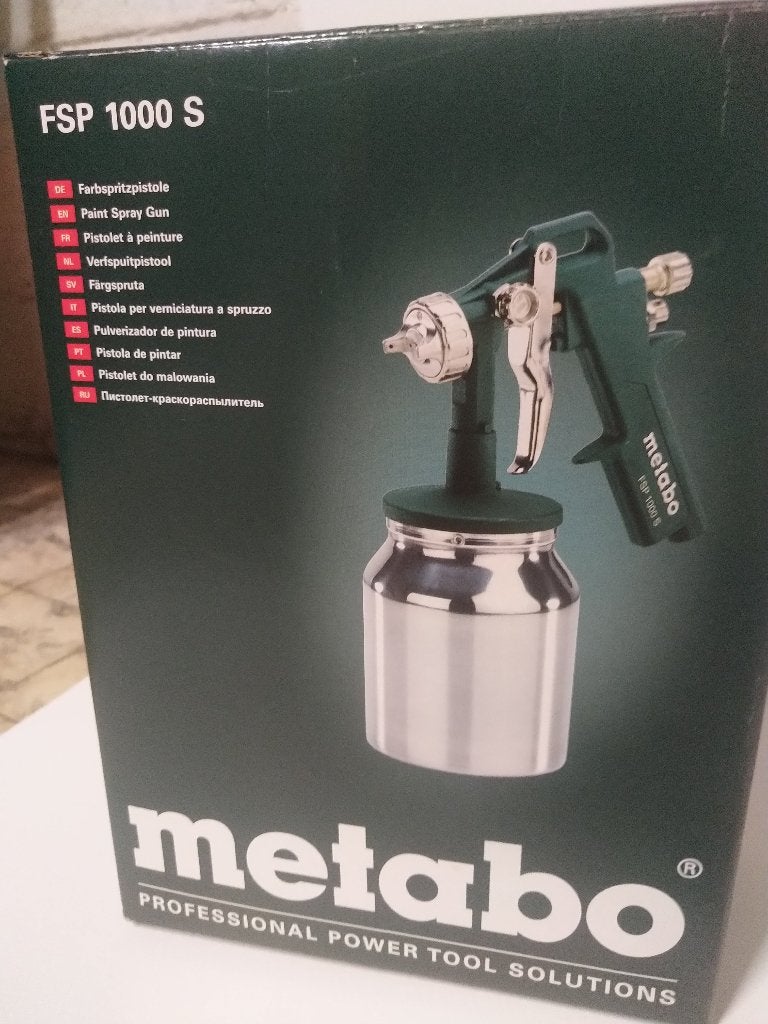 Metabo Verfspuit FSP 1000 S - biina nieuw in doos, Ophalen of Verzenden, Zo goed als nieuw, Verfspuit of Verfpomp