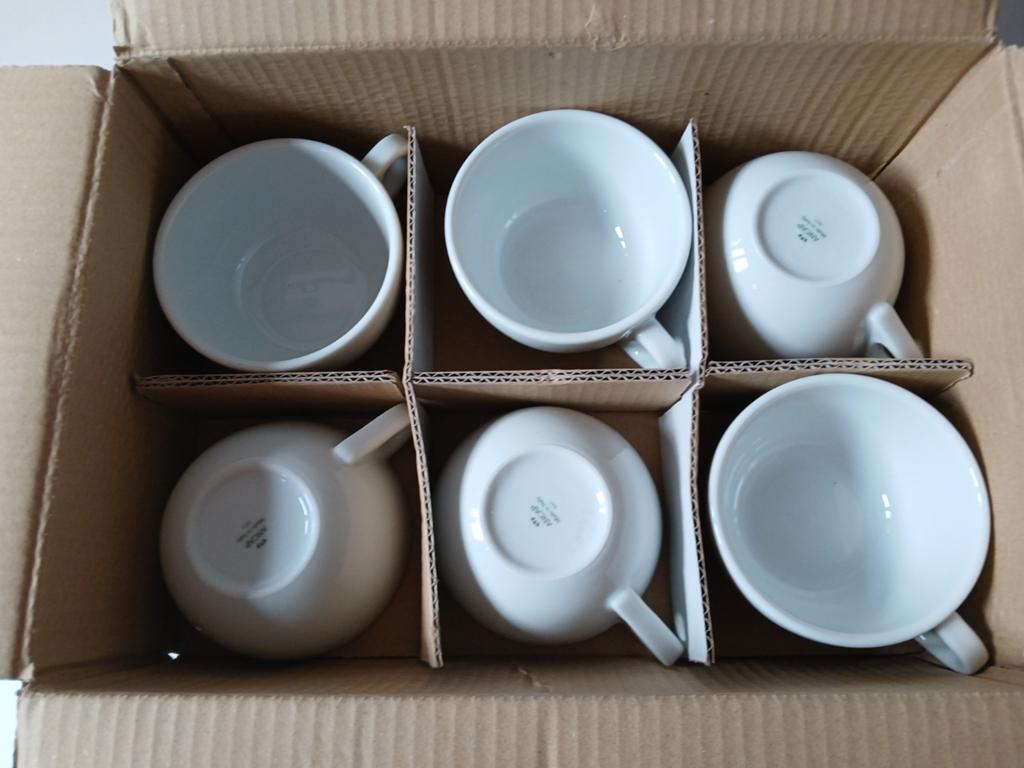 2 DOZEN ANCAP PORSELEINE KOP EN SCHOTEL/ILLY/MOSA/NESPRESSO, Huis en Inrichting, Keuken | Servies, Ophalen