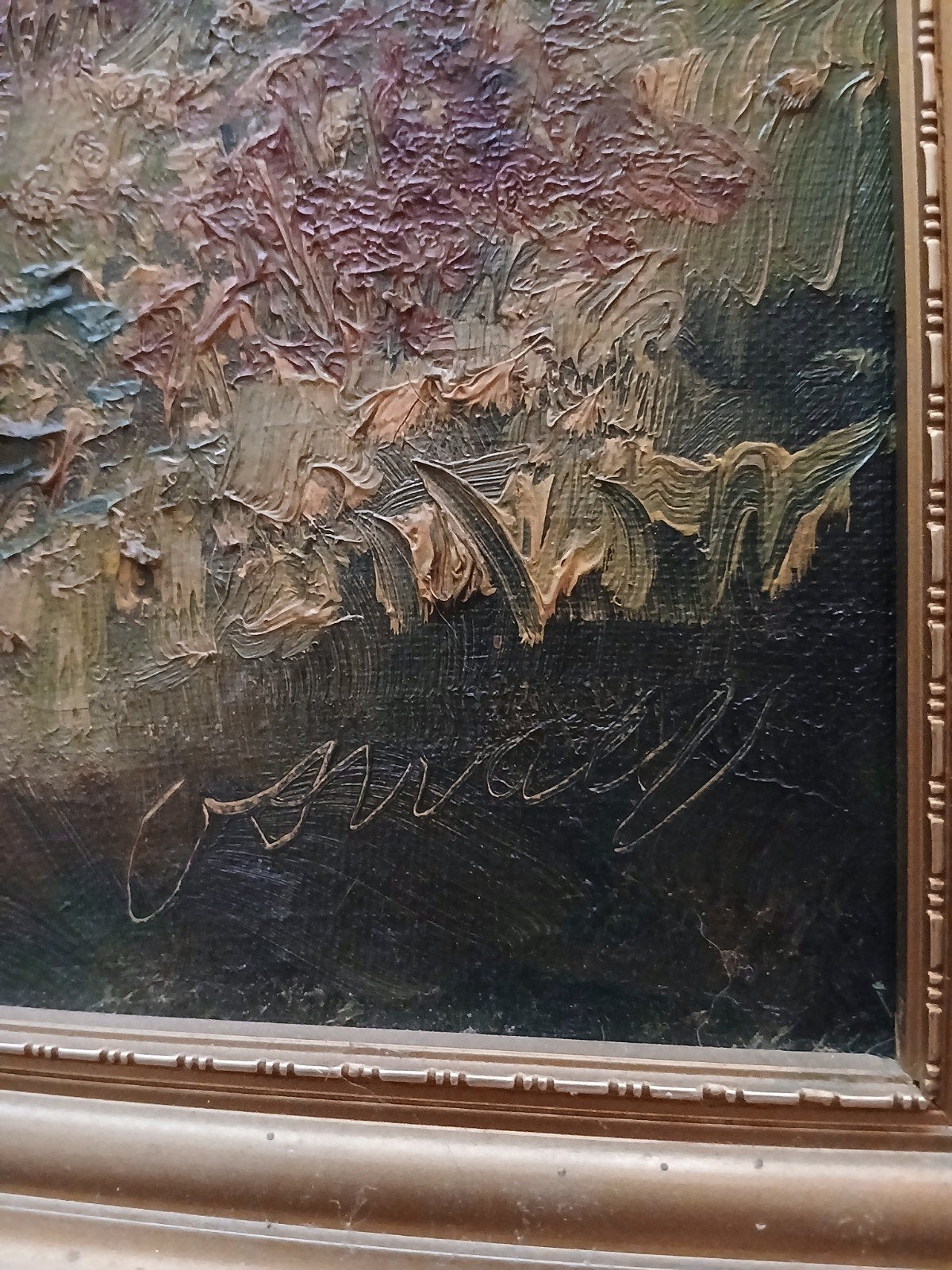 schilderij, Ophalen