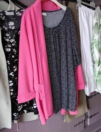 Partij Dames kleding ca 46 48 50 spijkerbroek shirt blouse, Ophalen of Verzenden, Nieuw, Blauw