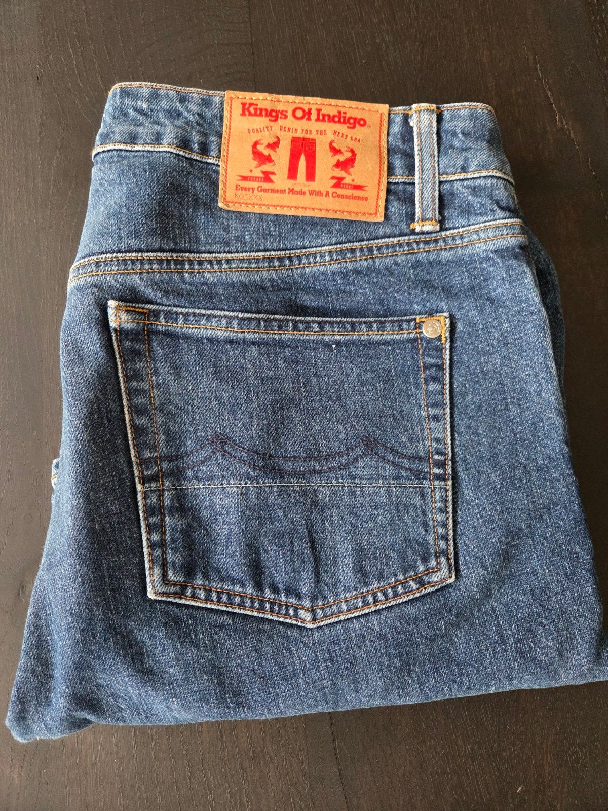 Kings Of Indigo Jeans - Maat W32/L34, Blauw, W32 (confectie 46) of kleiner, Ophalen of Verzenden, Zo goed als nieuw