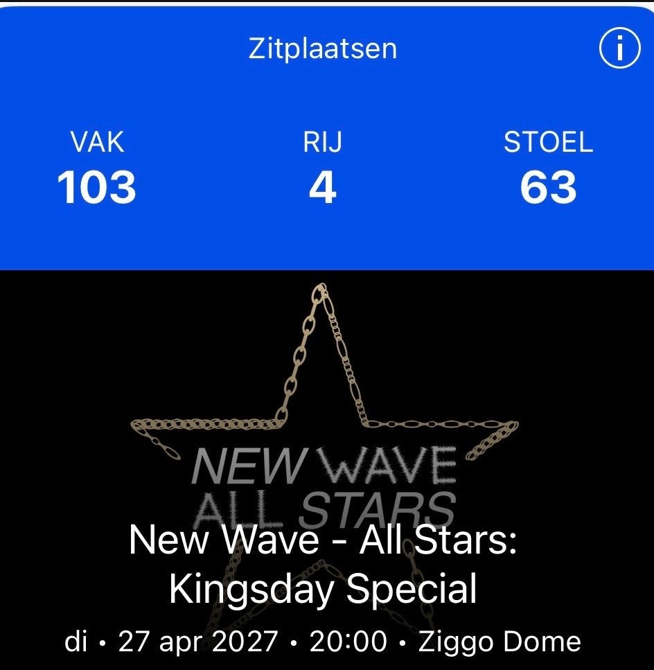 New Wave koningsdag special 27 april, Drie personen of meer, April