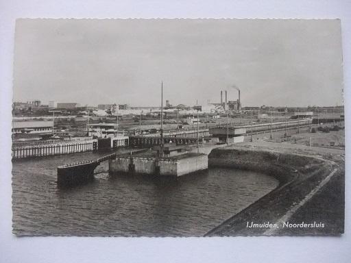 P261 IJmuiden - Noordersluis - 1958, Verzenden, 1940 tot 1960, Ongelopen, Noord-Holland