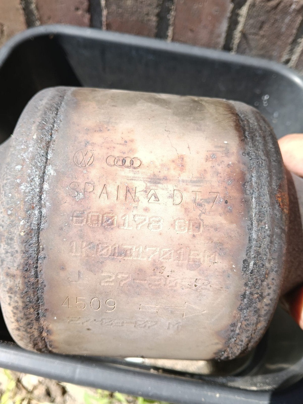 katalysator van seat/Volkswagen, Auto-onderdelen, Ophalen of Verzenden, Gebruikt, Seat
