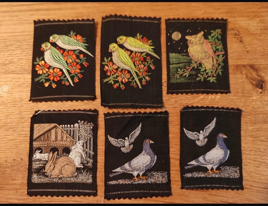 Turmac zijdjes - Vintage borduurwerkjes, Verzamelen, Ophalen of Verzenden, Gebruikt
