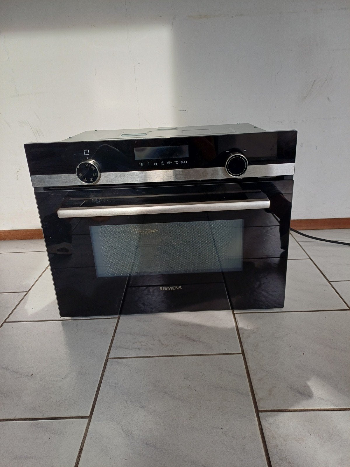 Siemens Combi-oven Inbouw - Zo goed als nieuw, Ophalen, 45 tot 50 cm, 60 cm of meer, Siemens