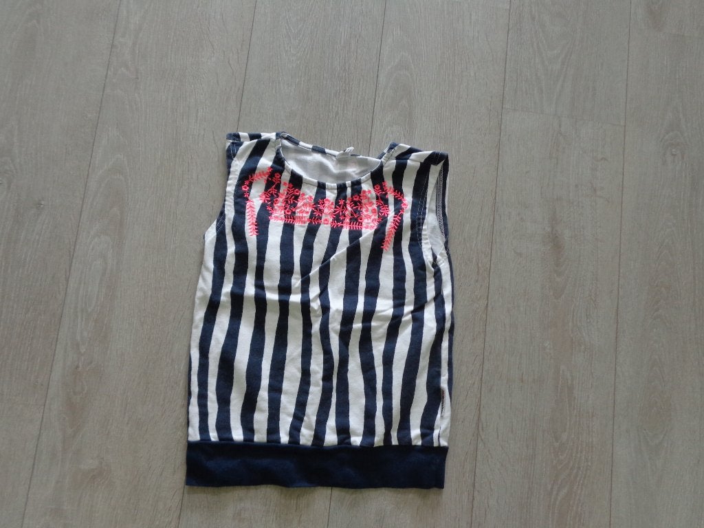 gestreepte meisjesshirt van B.Nosy, maat 146/152, Kinderen en Baby's, Ophalen of Verzenden, Zo goed als nieuw, Meisje, Shirt of Longsleeve