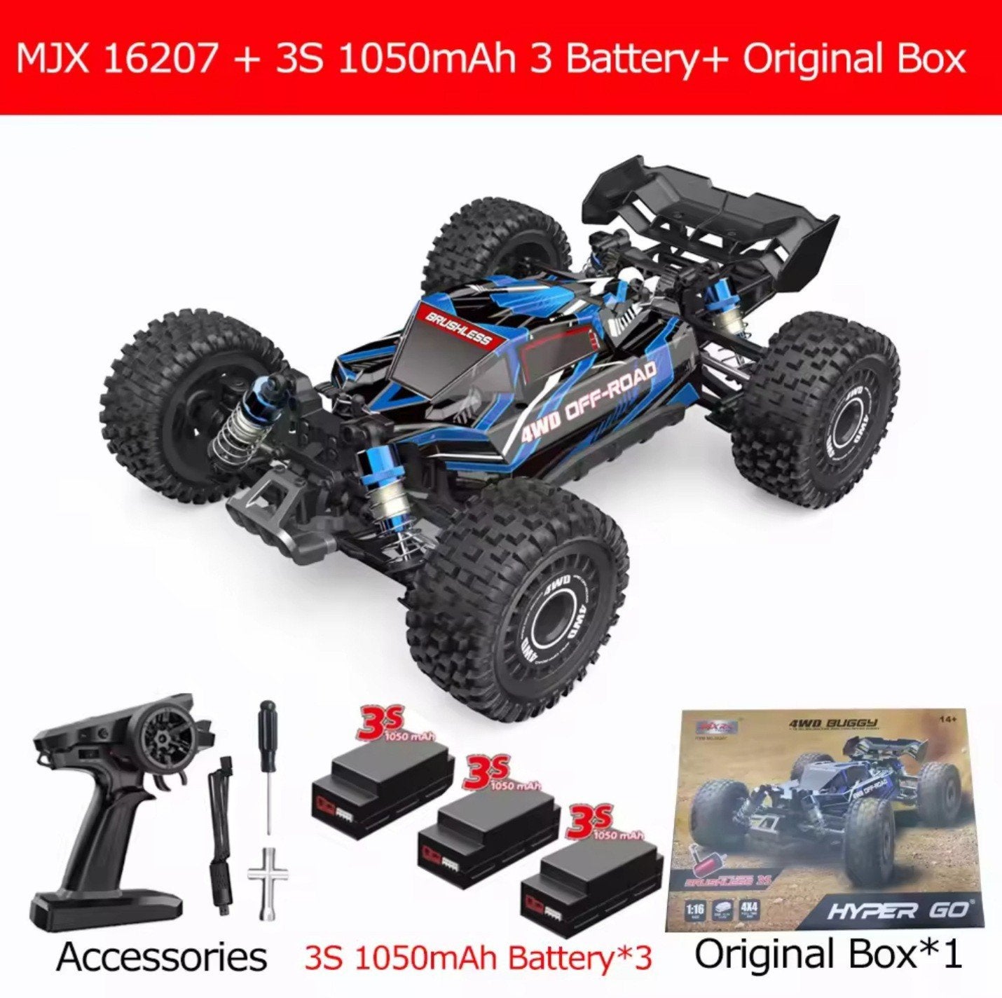 Nieuwe  Mjx., Ophalen of Verzenden, Nieuw, Overige schalen, Auto offroad