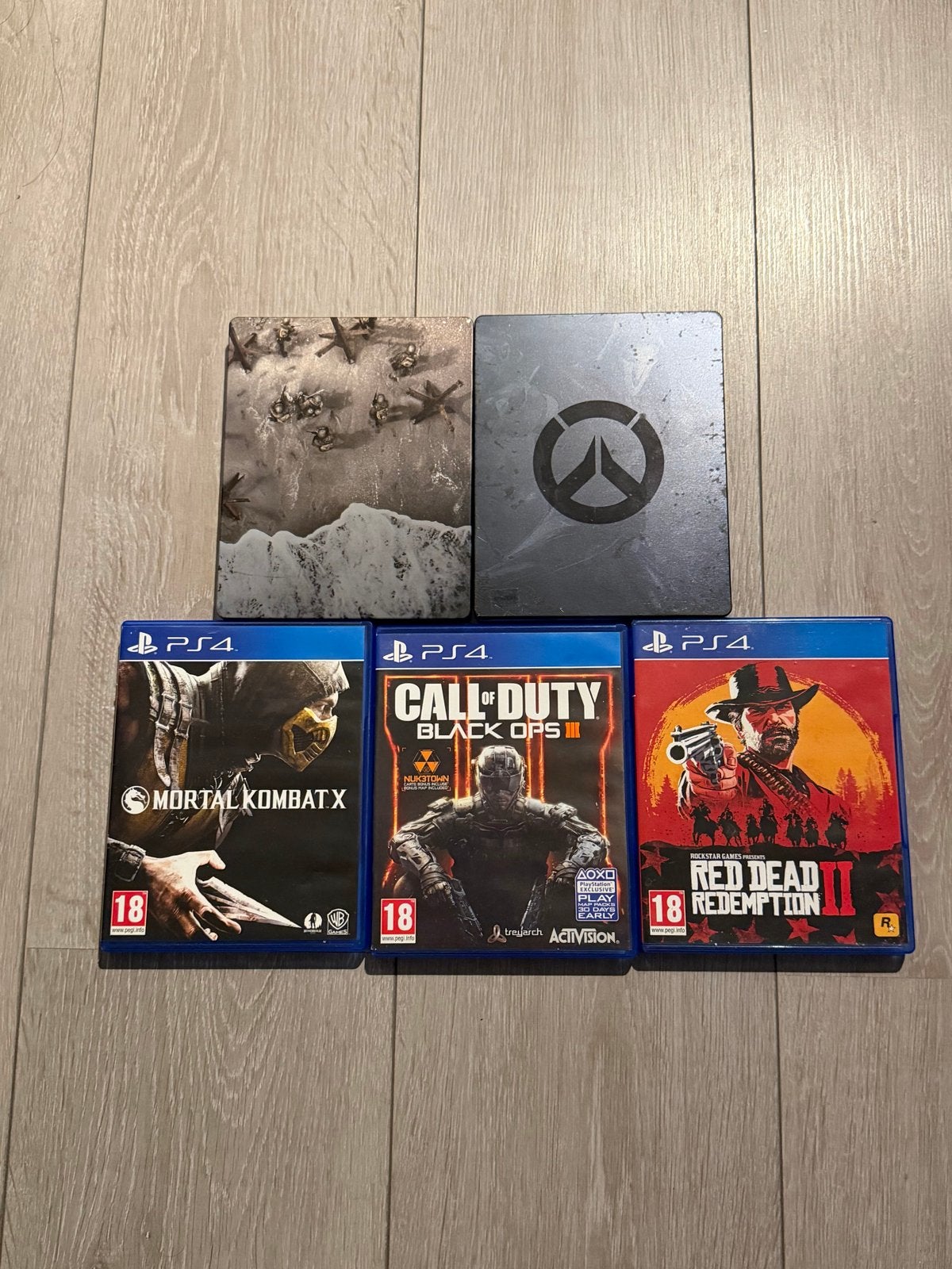 PS4 Games: Mortal Kombat, Overwatch, Red dead 2, COD BO3&WW2, Avontuur en Actie, Online, Gebruikt, Vanaf 18 jaar