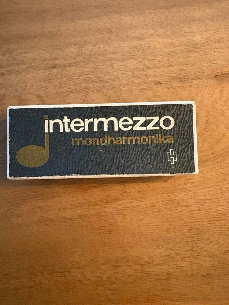 Mondharmonica Intermezzo Jos Fischer in origineel doosje, Ophalen, Gebruikt, Met koffer of doosje