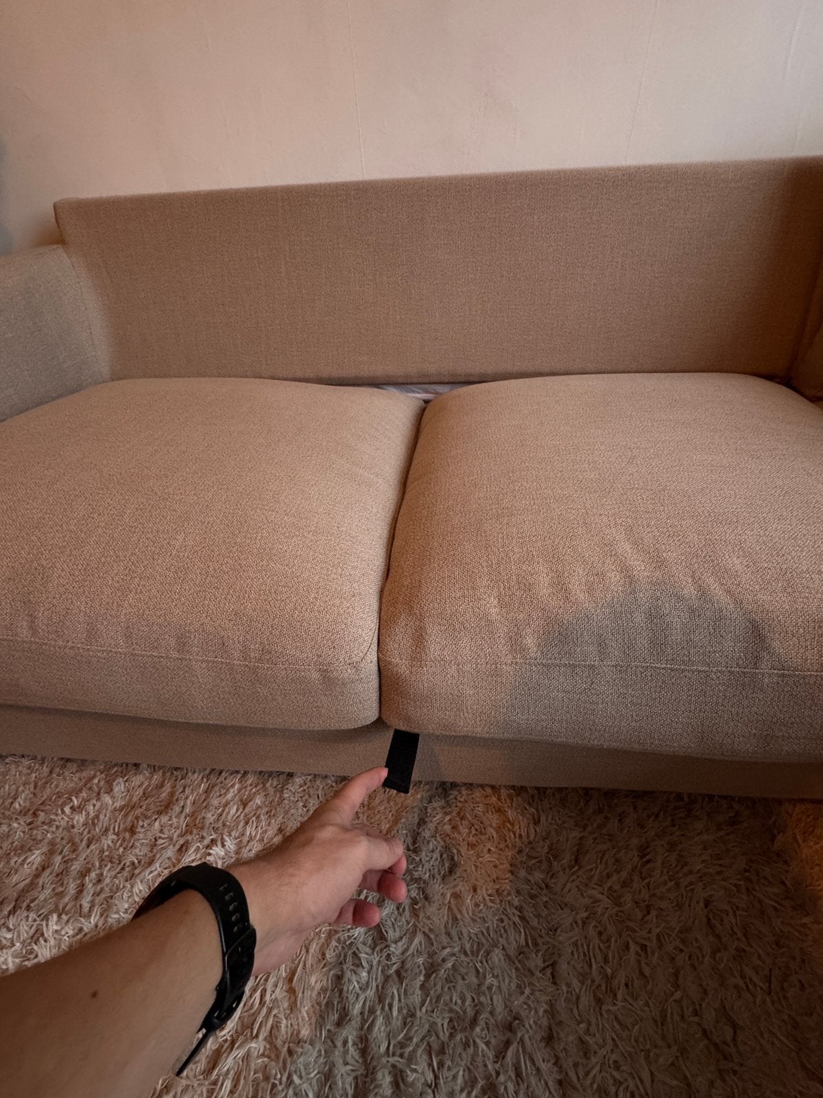 Foto 4 van MdM Julian 5-zits slaapbank beige – chaise longue rechts