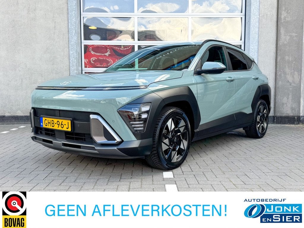 Hyundai KONA 1.6 GDI HEV Comfort Smart|4-seiz.banden|Apple C, Auto's, Hyundai, 12 maanden, Stof, Gebruikt, Bedrijf
