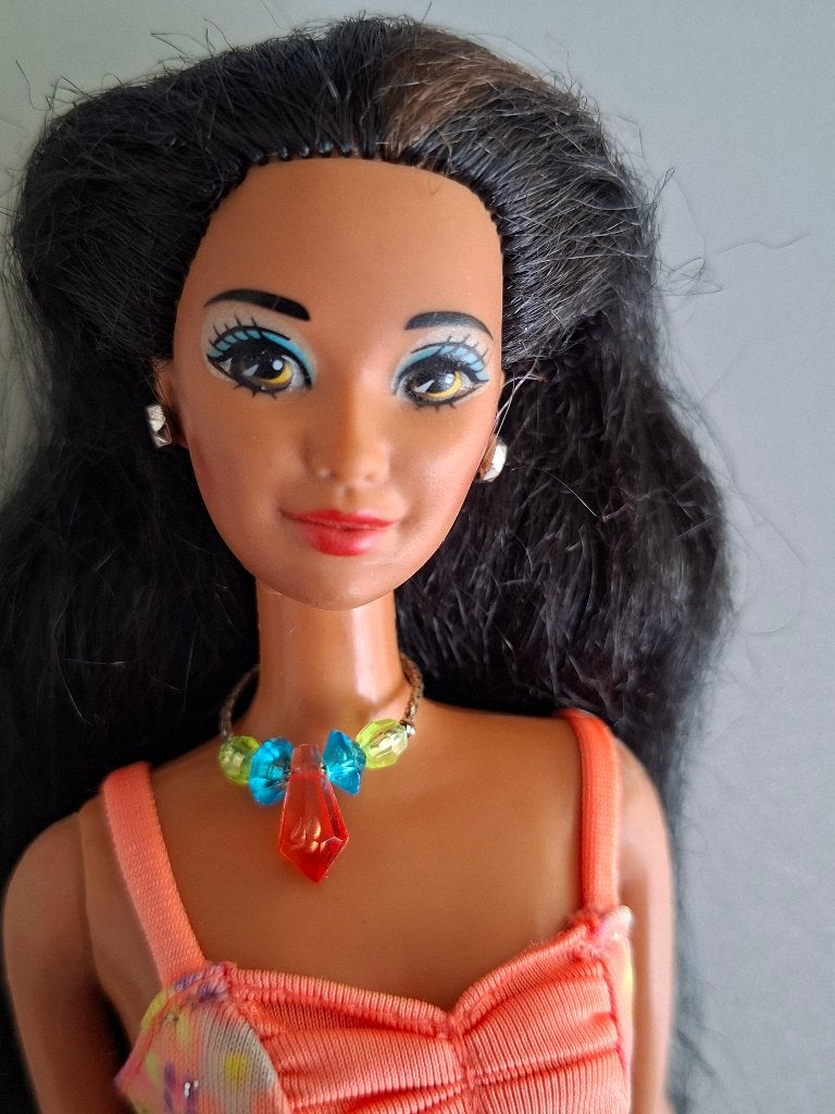 1992 Glitter Beach Kira barbie, Ophalen of Verzenden, Gebruikt, Barbie