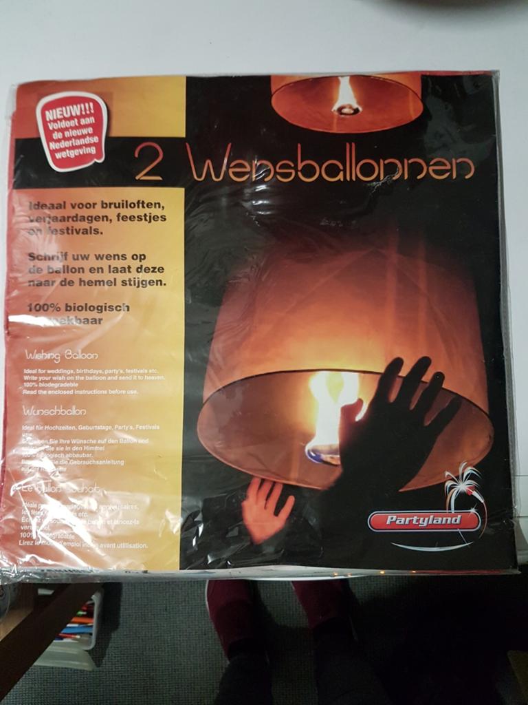 Leuke wens ballonen, Ophalen of Verzenden, Nieuw