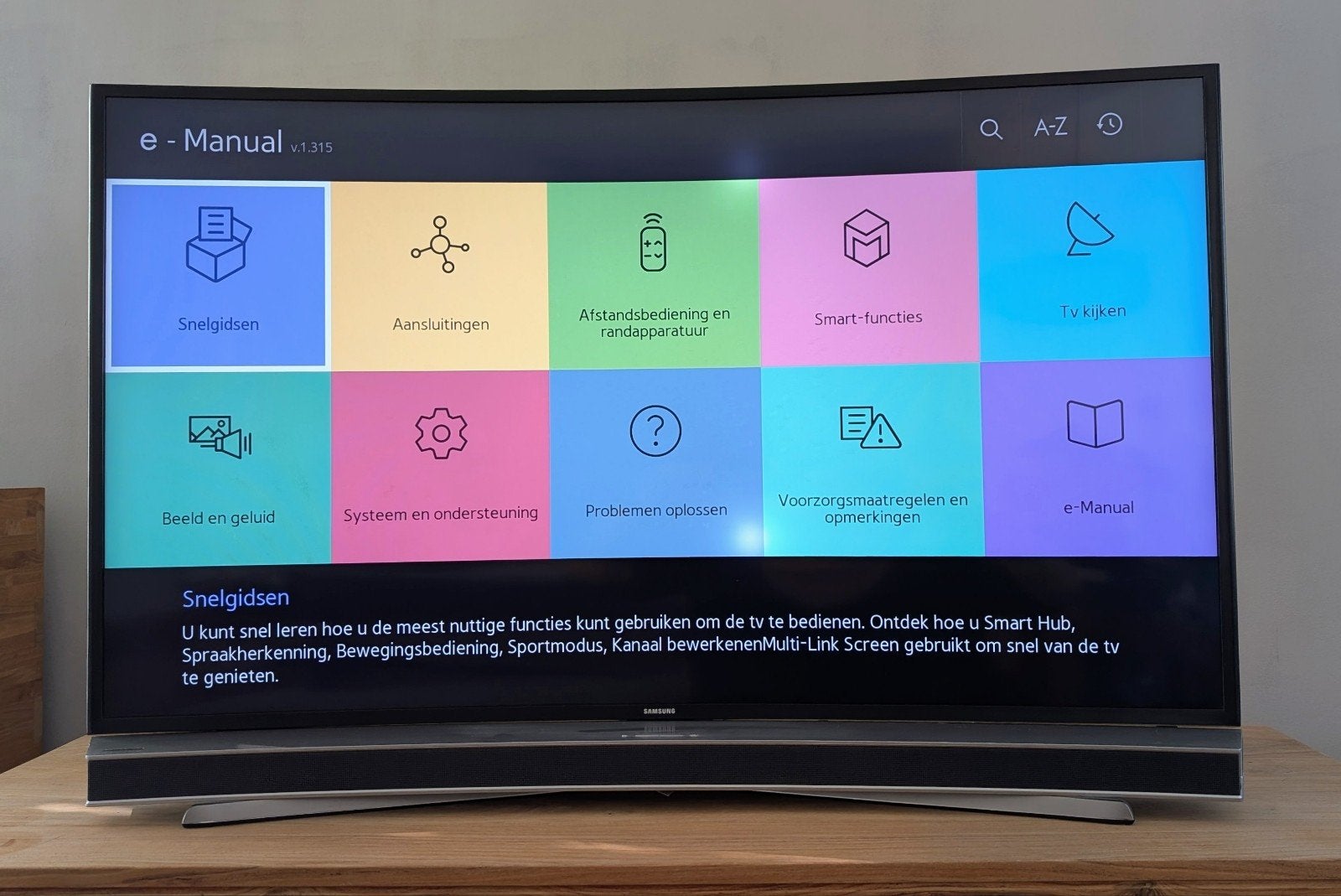 Samsung soundbar curved HW-J6501 met subwoofer, Ophalen, Gebruikt