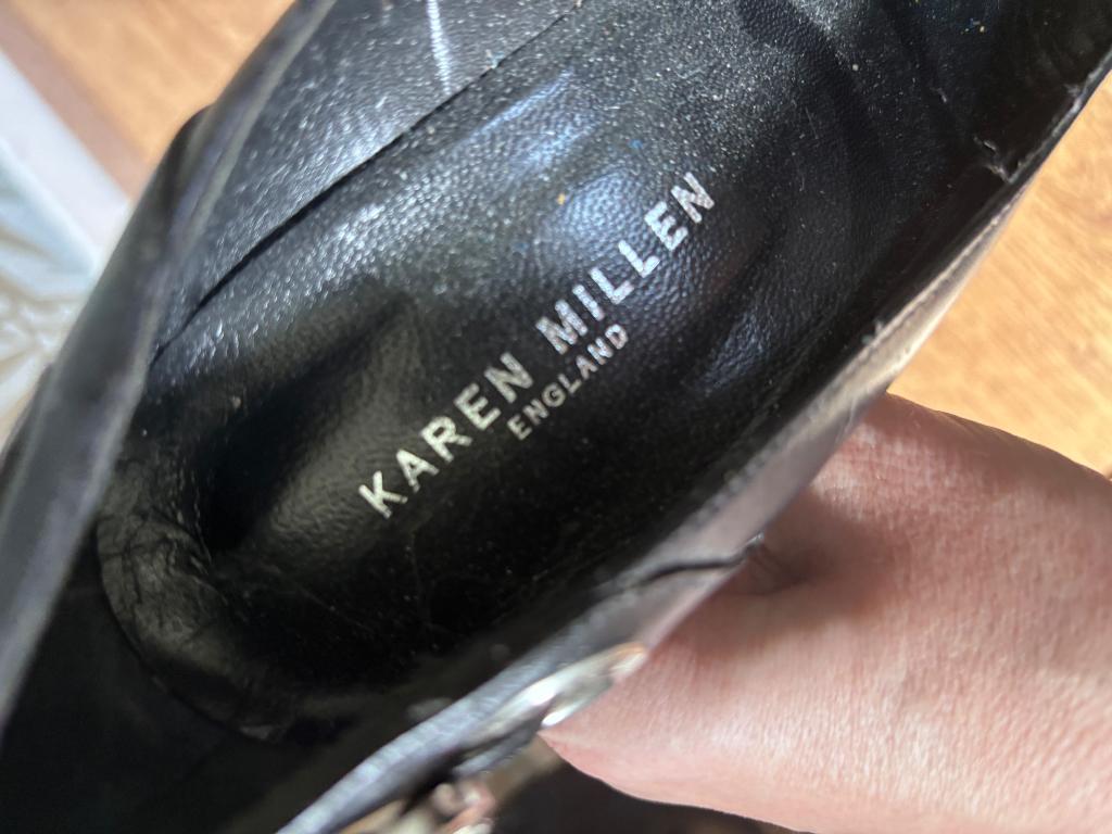 Karen Miller pumps, Pumps, Zwart, Ophalen of Verzenden, Zo goed als nieuw