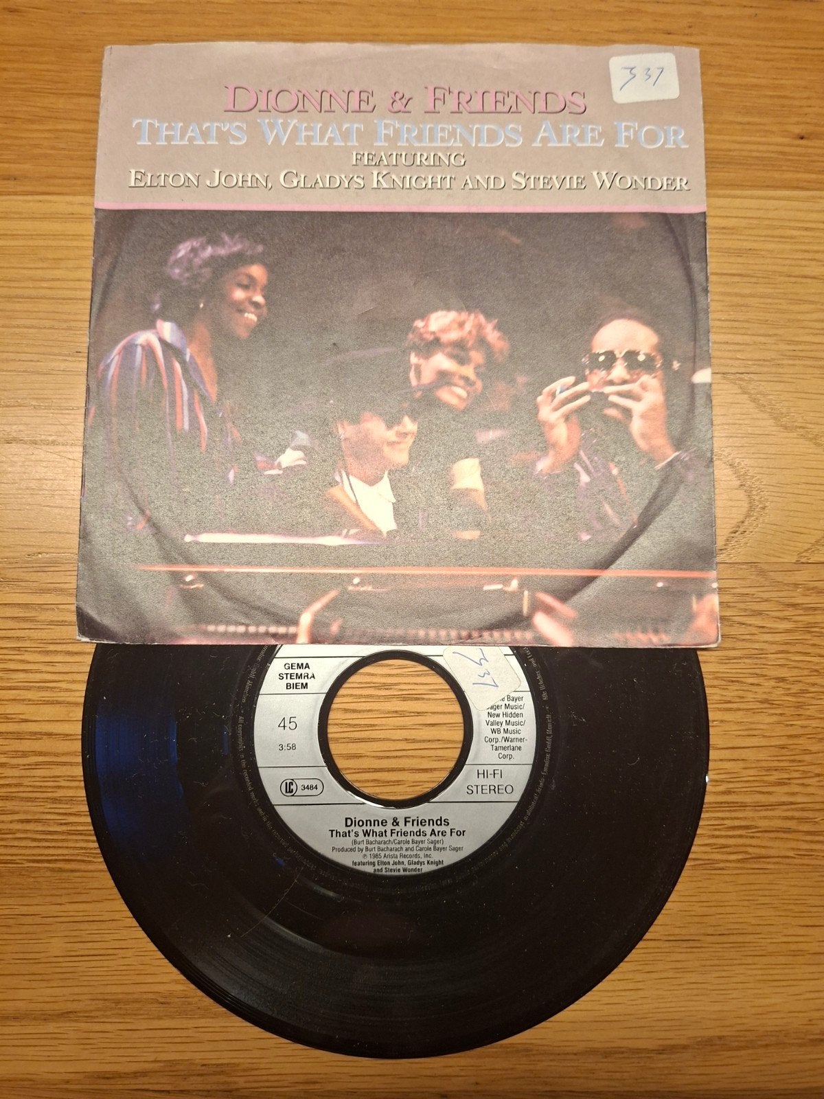 Dionne & Friends - That's What Friends Are For (Single), Cd's en Dvd's, Gebruikt, 7 inch, Ophalen of Verzenden, Pop
