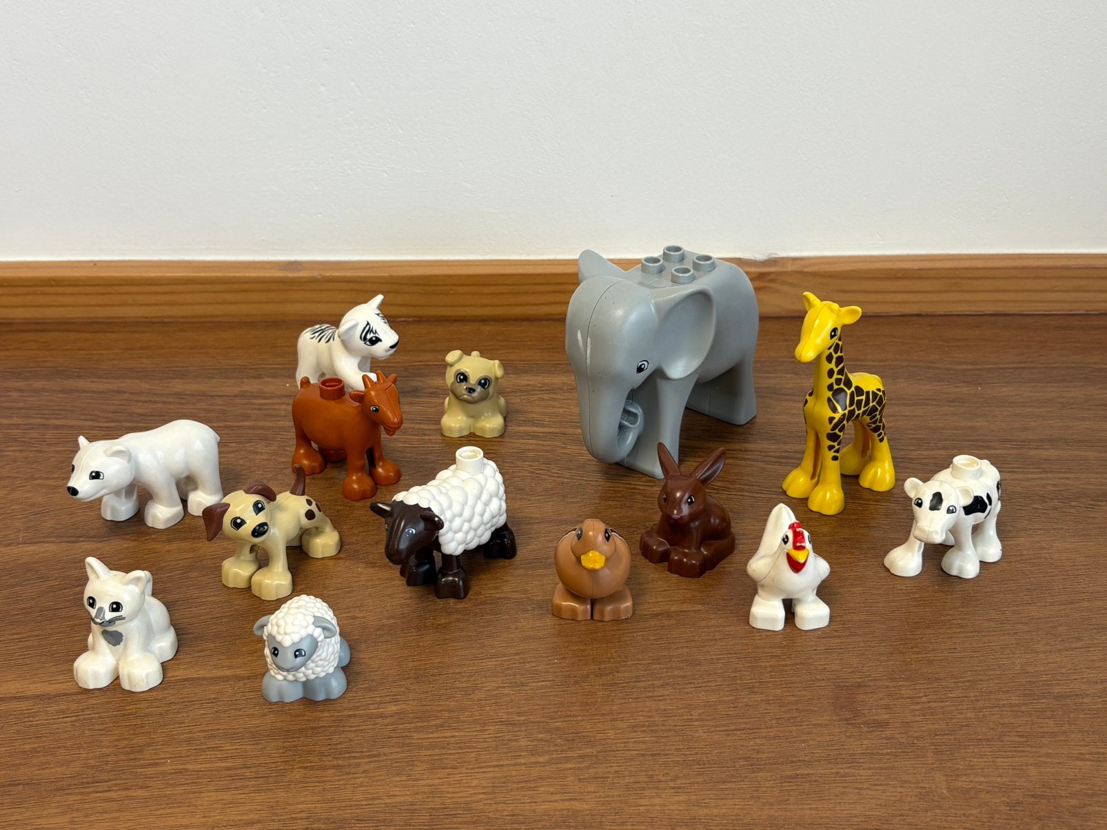 Duplo 14 dieren (2), Ophalen of Verzenden, Zo goed als nieuw, Complete set, Duplo