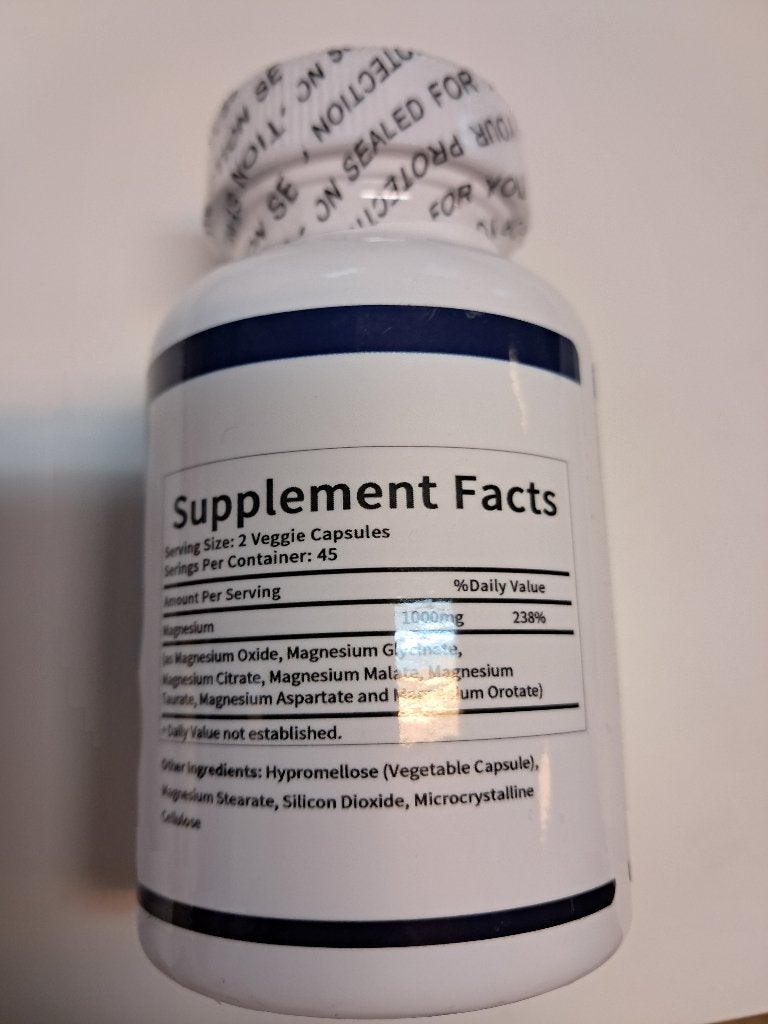 Toplux Magnesium Complex 1000 mg 8 Vormen van Magnesium, Overige typen, Nieuw, DEVENTER, Kansenkoop@gmail.com