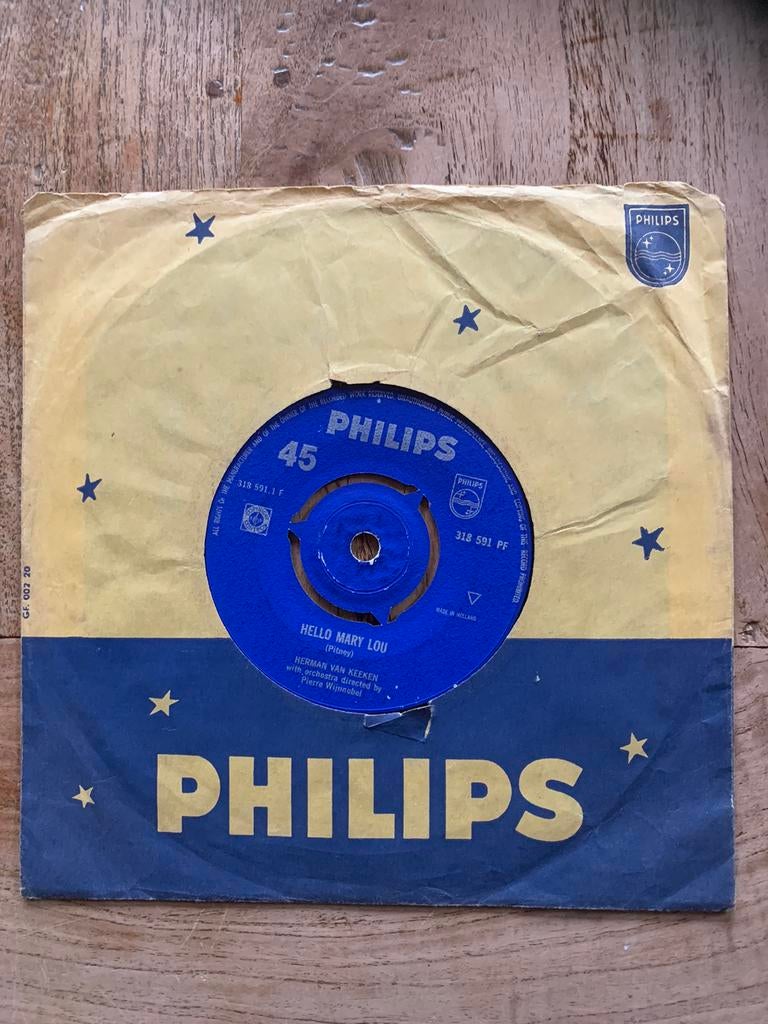 Piraten Nederpop Herman van Keeken single Hello Mary Lou, Cd's en Dvd's, Vinyl Singles, Ophalen of Verzenden, Gebruikt, Nederlandstalig