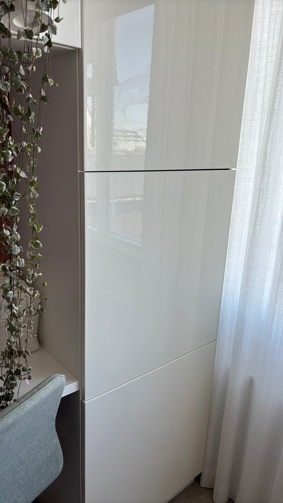 Ikea besta selsviken deurtjes 4 en 4 plank besta wit, Ophalen of Verzenden, Zo goed als nieuw, Minder dan 150 cm, Minder dan 100 cm
