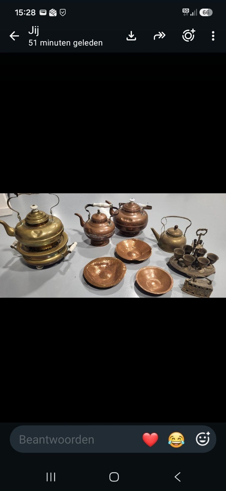 Diverse collectie koperen en tinnen curiosa, Antiek en Kunst, Antiek | Koper en Brons, Ophalen