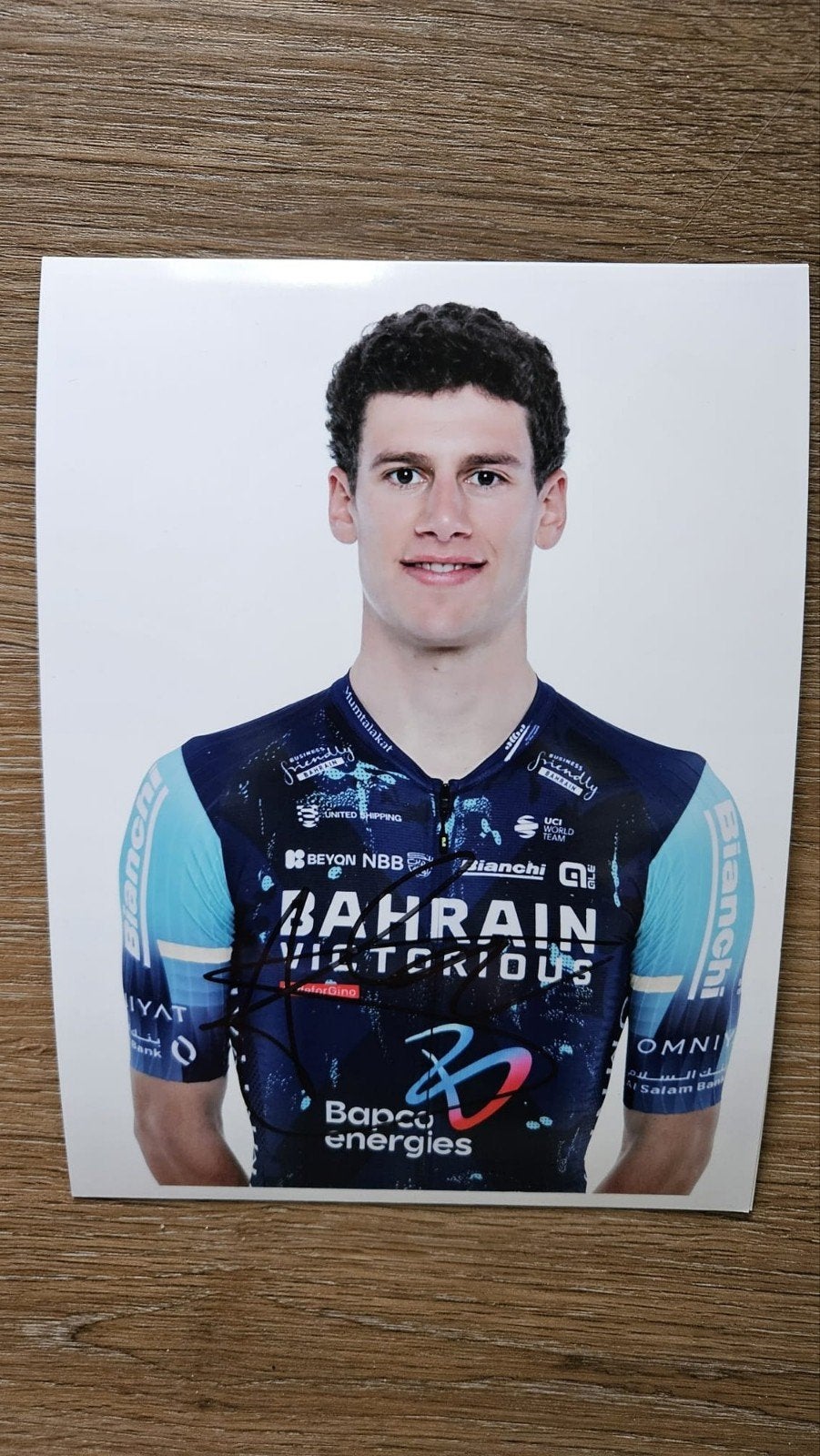 15x20cm foto originele handtekening Alec Segaert Bahrain, Verzamelen, Ophalen of Verzenden, Nieuw, Buitenlandse clubs, Spelerskaart