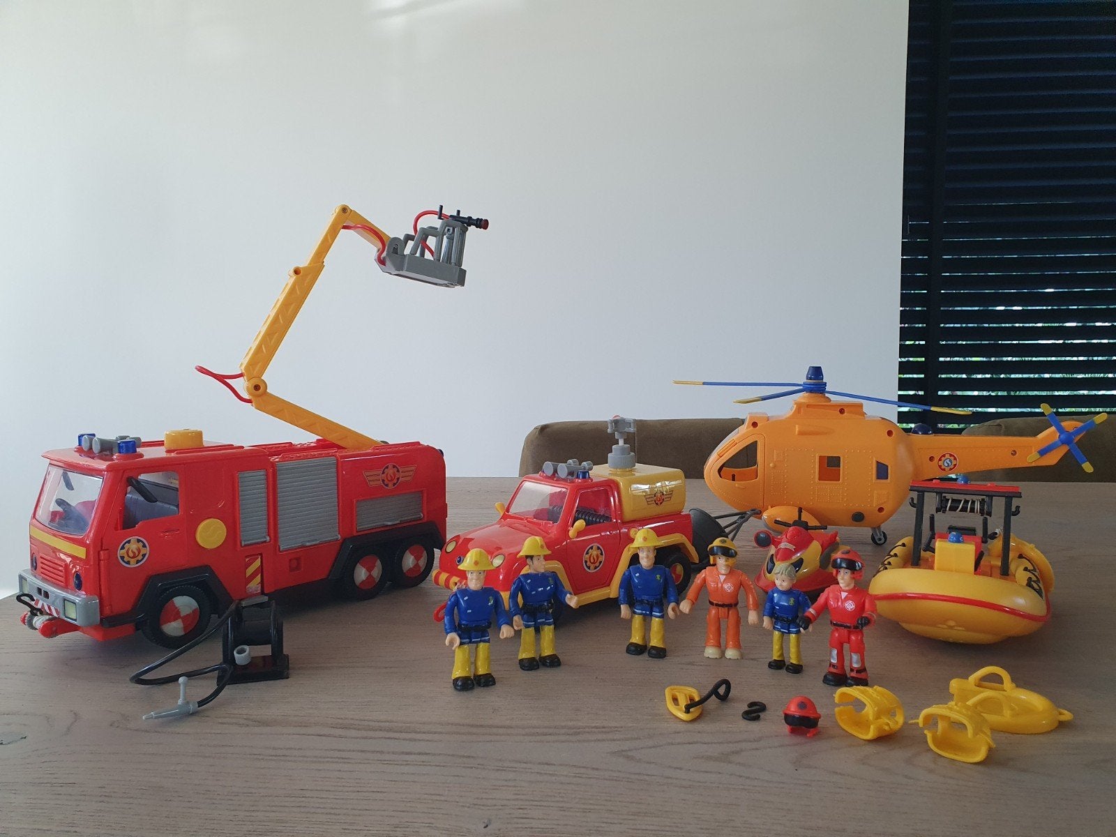 Groot set brandweerman Sam, Ophalen of Verzenden