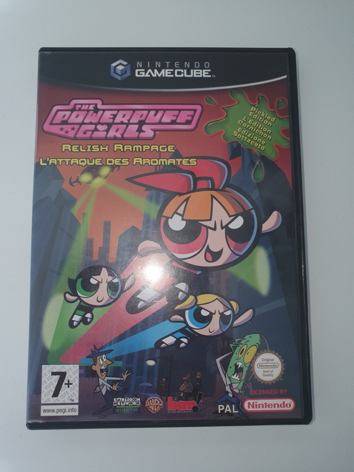 Gamecube, The Powerpuff Girls: Relish Rampage, PAL, Manual, 1 speler, Ophalen of Verzenden, Gebruikt, Vanaf 18 jaar
