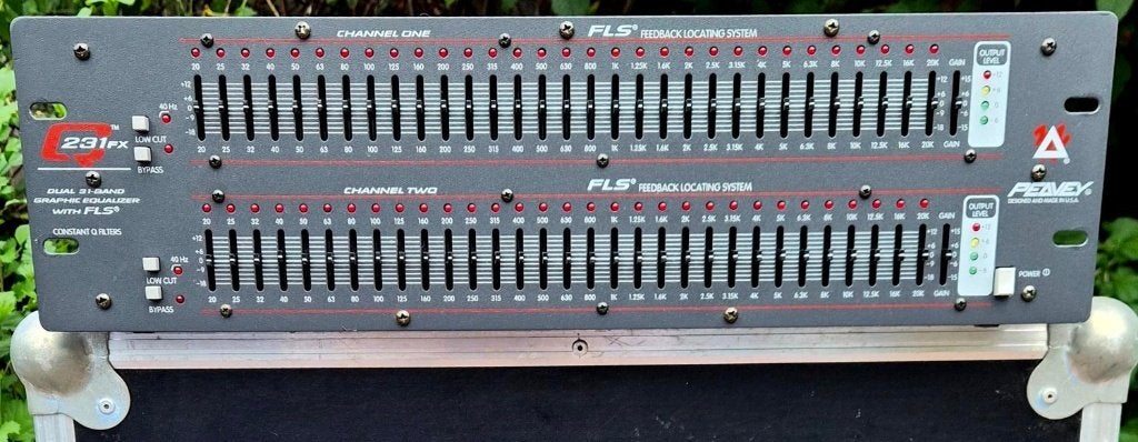 Peavey Q231FX Dual 31-Band Equalizer – Feedback-killer, Ophalen of Verzenden, Zo goed als nieuw, Equalizer