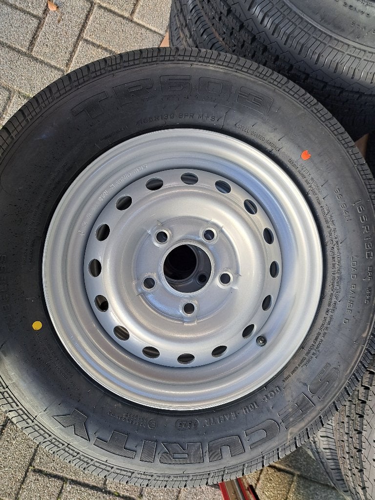 165R13C 96/94R komp,eet 5 x 112 et 30 NIEUW € 90,- p/stuk, Ophalen, Nieuw