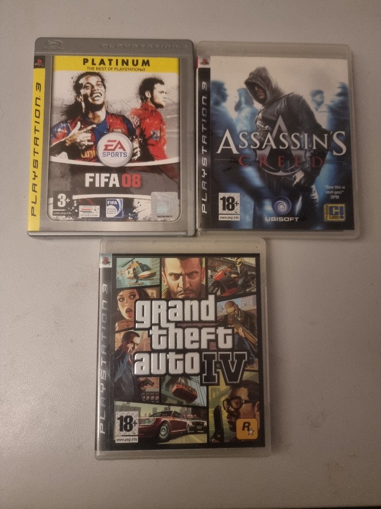 Playstation 3 games plus gta 4 hoesje, Gebruikt, Vanaf 18 jaar, Verzenden, Overige genres