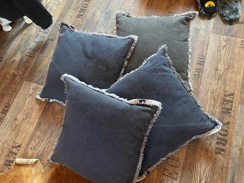 Zgan 4 tal sierkussens Dutch Decor, Overige kleuren, Vierkant, Ophalen of Verzenden, Zo goed als nieuw