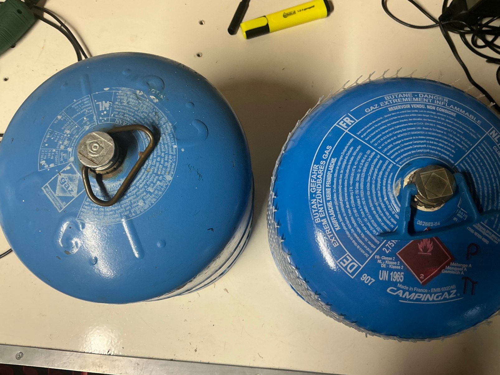 Gasfles campinggaz,2.75 kilo, Ophalen, Gebruikt