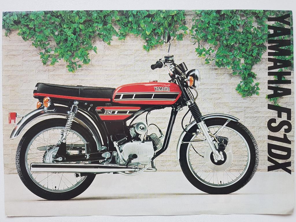 Yamaha 50cc folders RD, FS1, DT en scooters, Ophalen of Verzenden, Yamaha