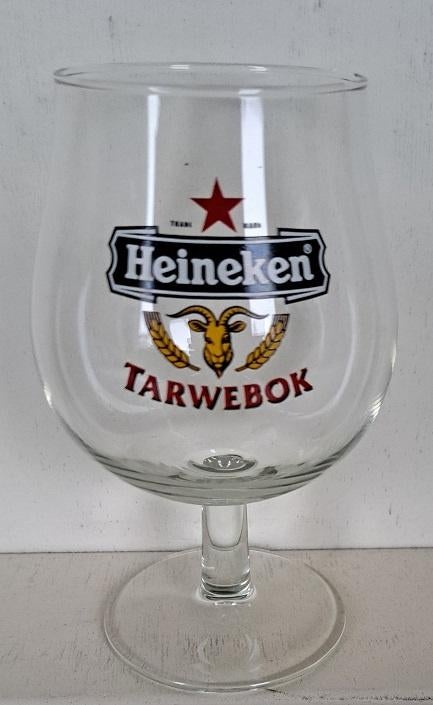 Heineken Bierglas Tarwebok op voet, Verzamelen, Biermerken, Zo goed als nieuw, Glas of Glazen, Heineken, Ophalen of Verzenden