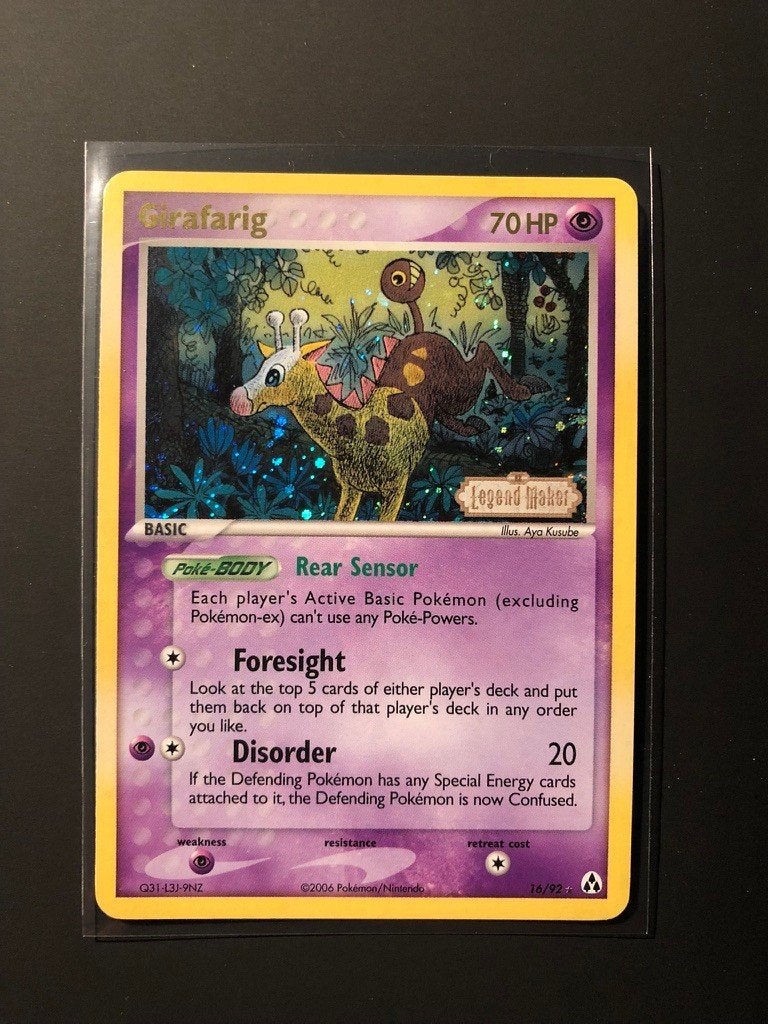 Girafarig holo ex legend maker, Ophalen of Verzenden, Nieuw, Losse kaart