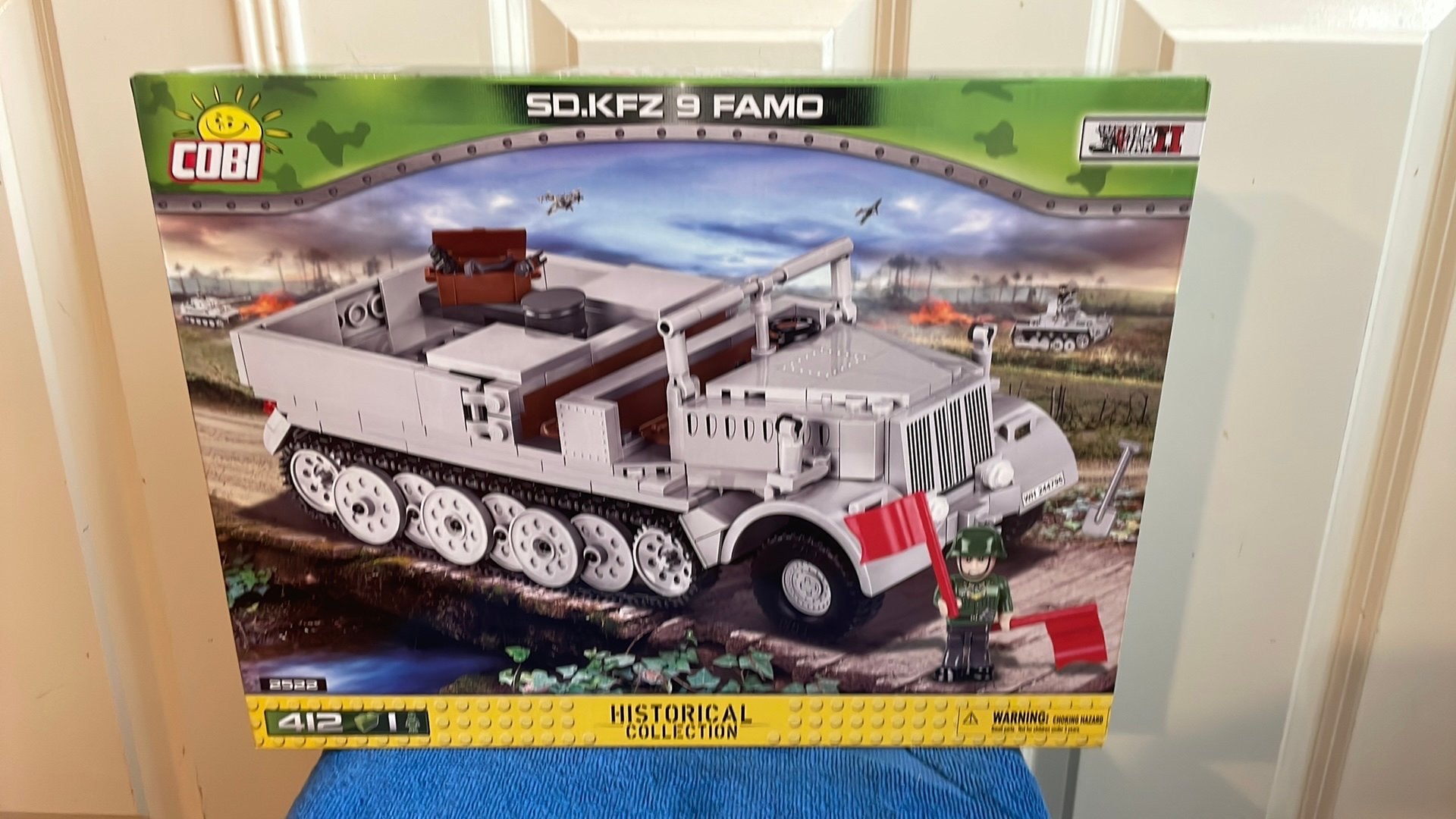 Cobi set 2522 SD.KFZ 9 FAMO. WW2 set, Overige merken, Tank, 1:32 tot 1:50, Nieuw