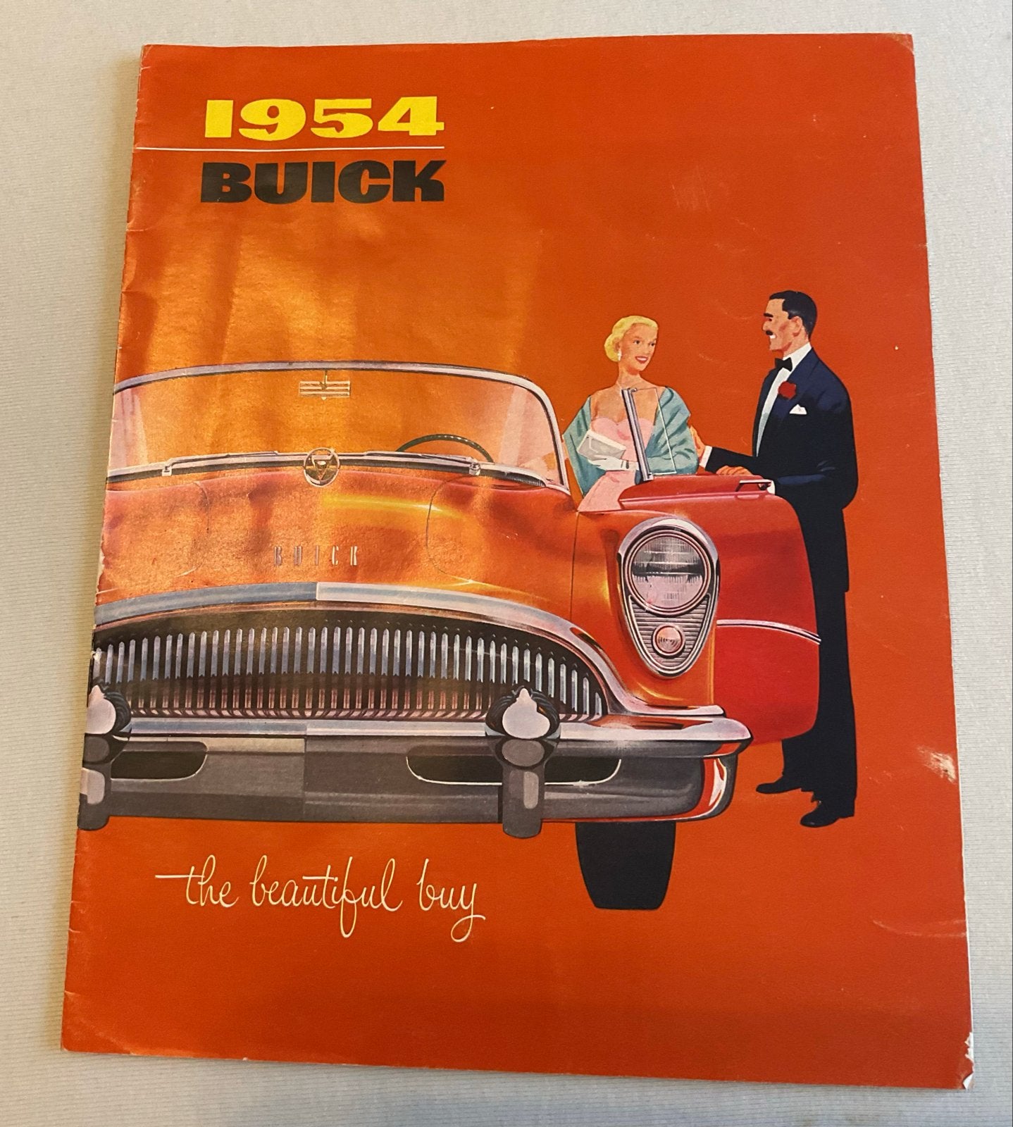 Originele Buick brochure 1954 - The Beautiful Buy, Ophalen of Verzenden, Gelezen, Overige merken